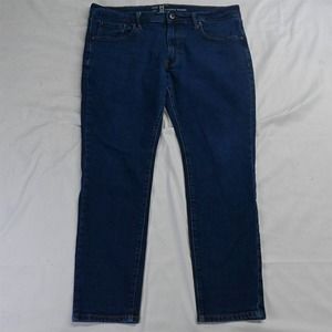 Mutual Weave 36 x‎ 29 The Slim Medium Wash Flex Denim Jeans